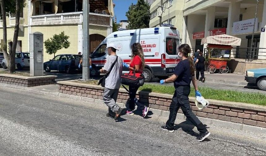 Aydın’da panik anları