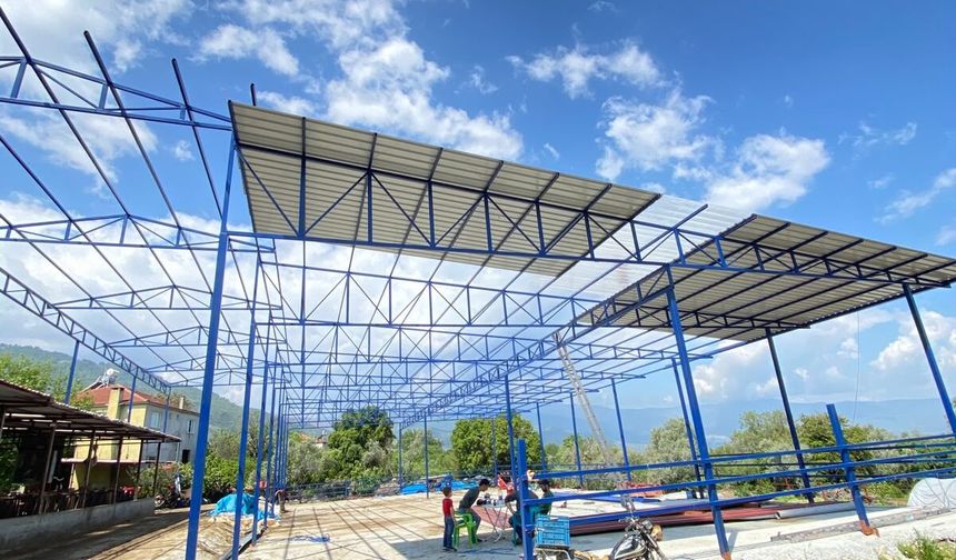 Demircioğlu Metal Doğrama projeleriyle dikkat çekiyor.. 170 metrekarelik otoparkı 3 günde tamamladılar