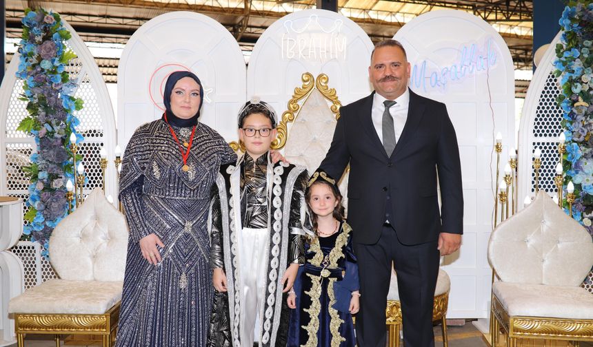 Nazilli’de görkemli sünnet düğünü.. Yarangünü ailesinin mutlu günü