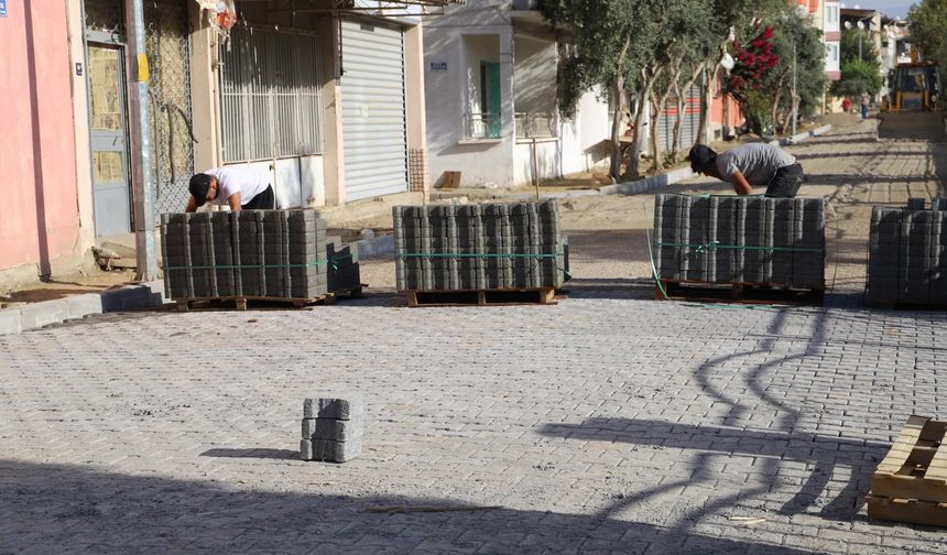 Nazilli Belediyesi'nden Yeni Mahalle'de yol yenileme çalışması