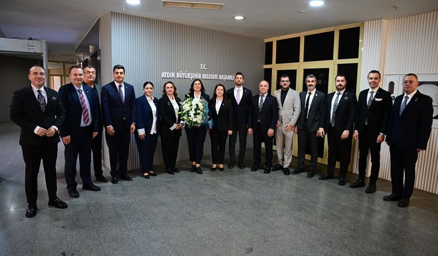 Başkan Çerçioğlu, AYSO Başkanı Maraş ve üyeleri ile görüştü
