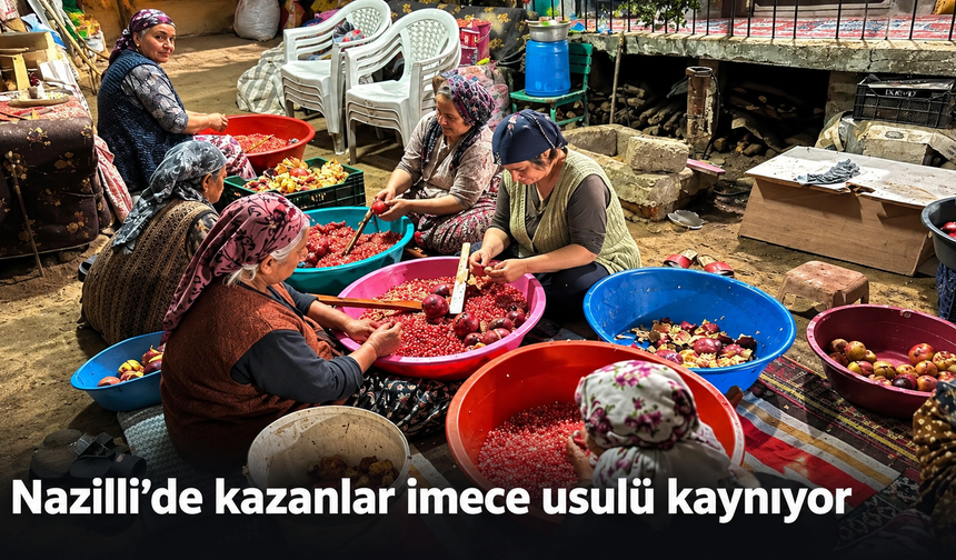 Nazilli’de kazanlar imece usulü kaynıyor