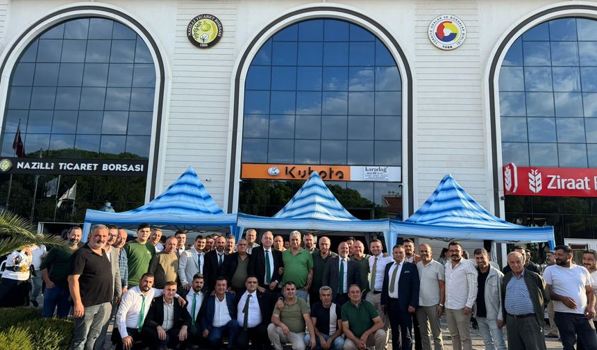 Nazilli Ticaret Borsası’nda Kırlıoğlu güven tazeledi