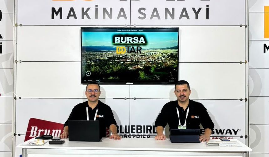Bursa Tarım Fuarı’nda Nazilli imzası.. DOTAR MAKİNA’ya yoğun ilgi