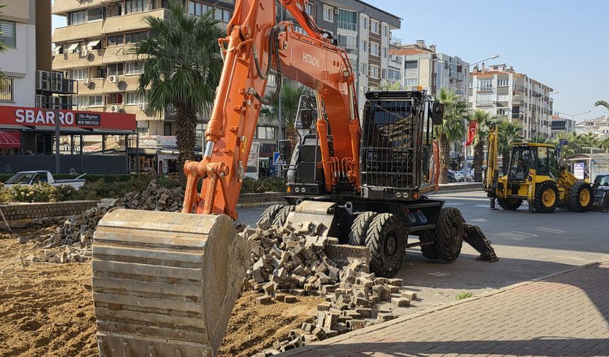 Nazilli Ordu Caddesi’nde asfalt çalışması başladı