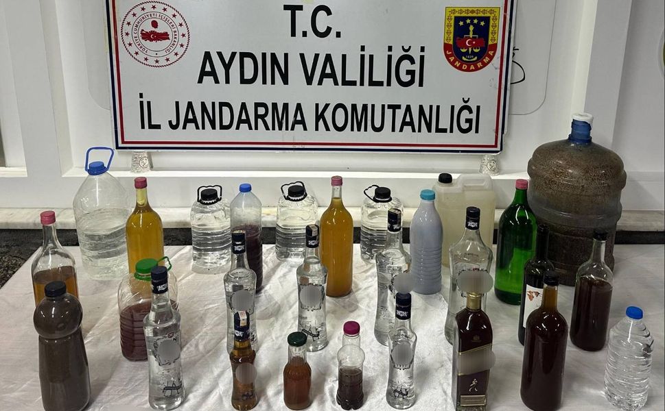 Sahte alkol üretip piyasa süren şüpheli yakalandı