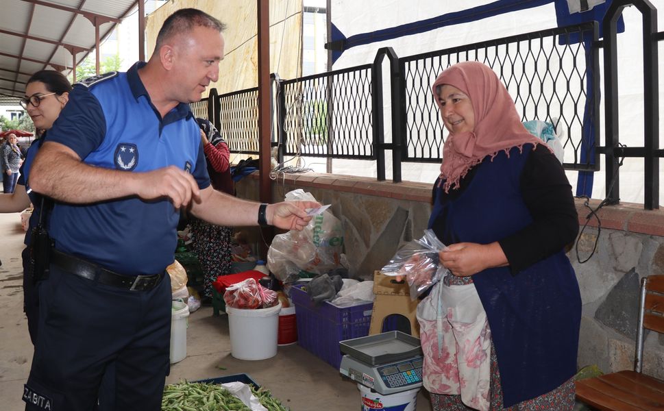Nazilli Belediyesi’nden pazaryerlerinde düzen ve güvenlik adımı