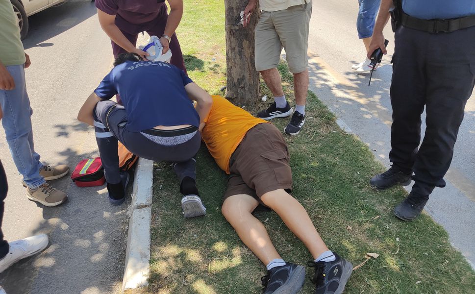 Freni tutmayan araç kazaya neden oldu: 5 yaralı