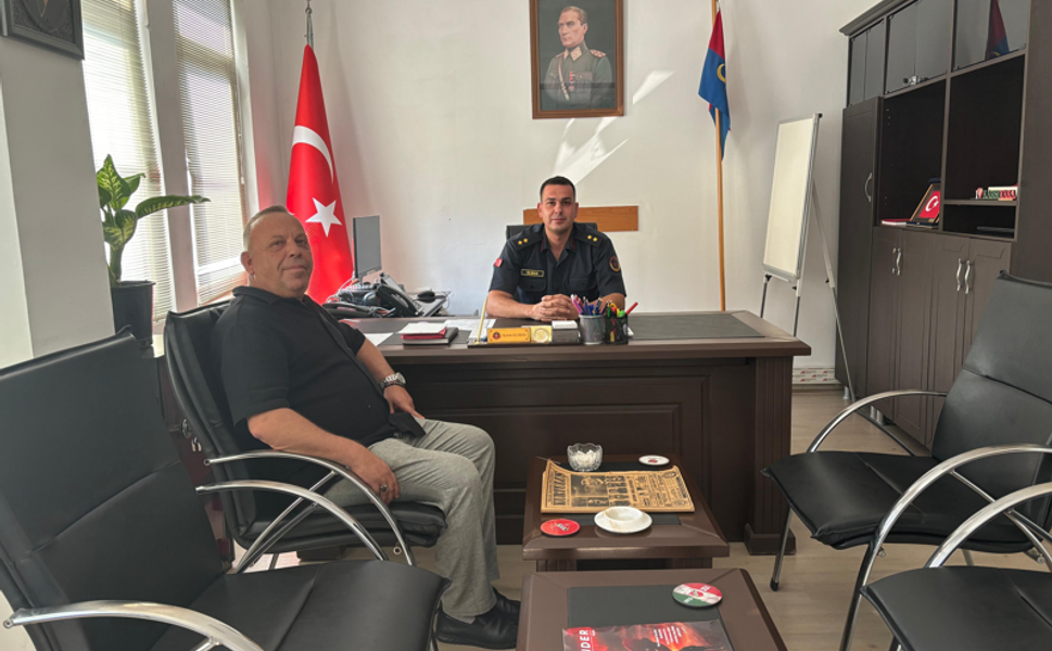 Bozdoğan'a atanan yeni komutan görevine başladı