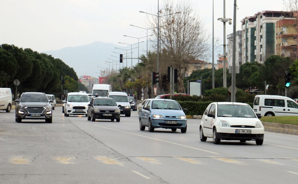 Aydın'da araç sayısı 5 yılda yüzde 40 arttı