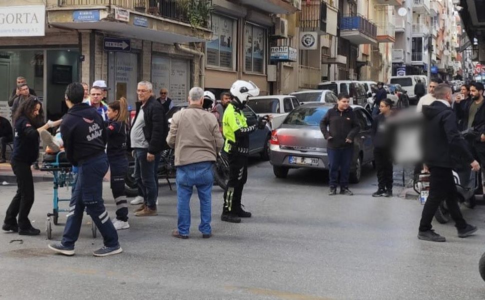 Efeler'de trafik kazası: 1 yaralı