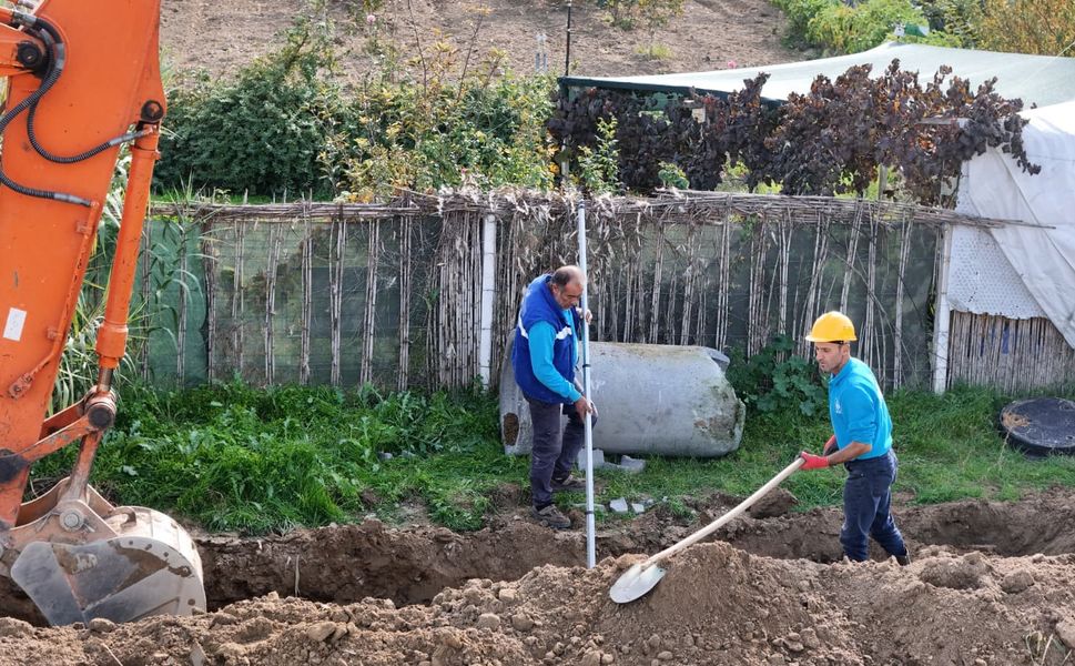 Atça’da kanalizasyon hattı yapımı başladı