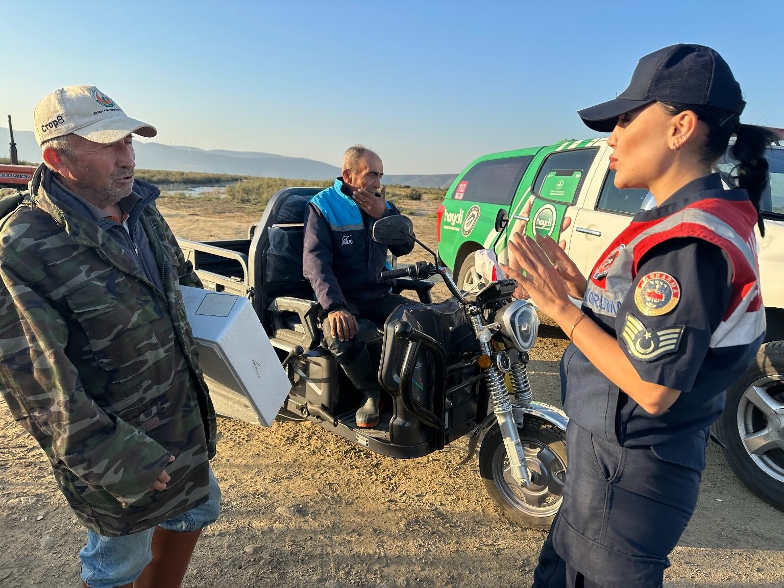 Aydın Jandarması Bafa Gölü’nde (3)