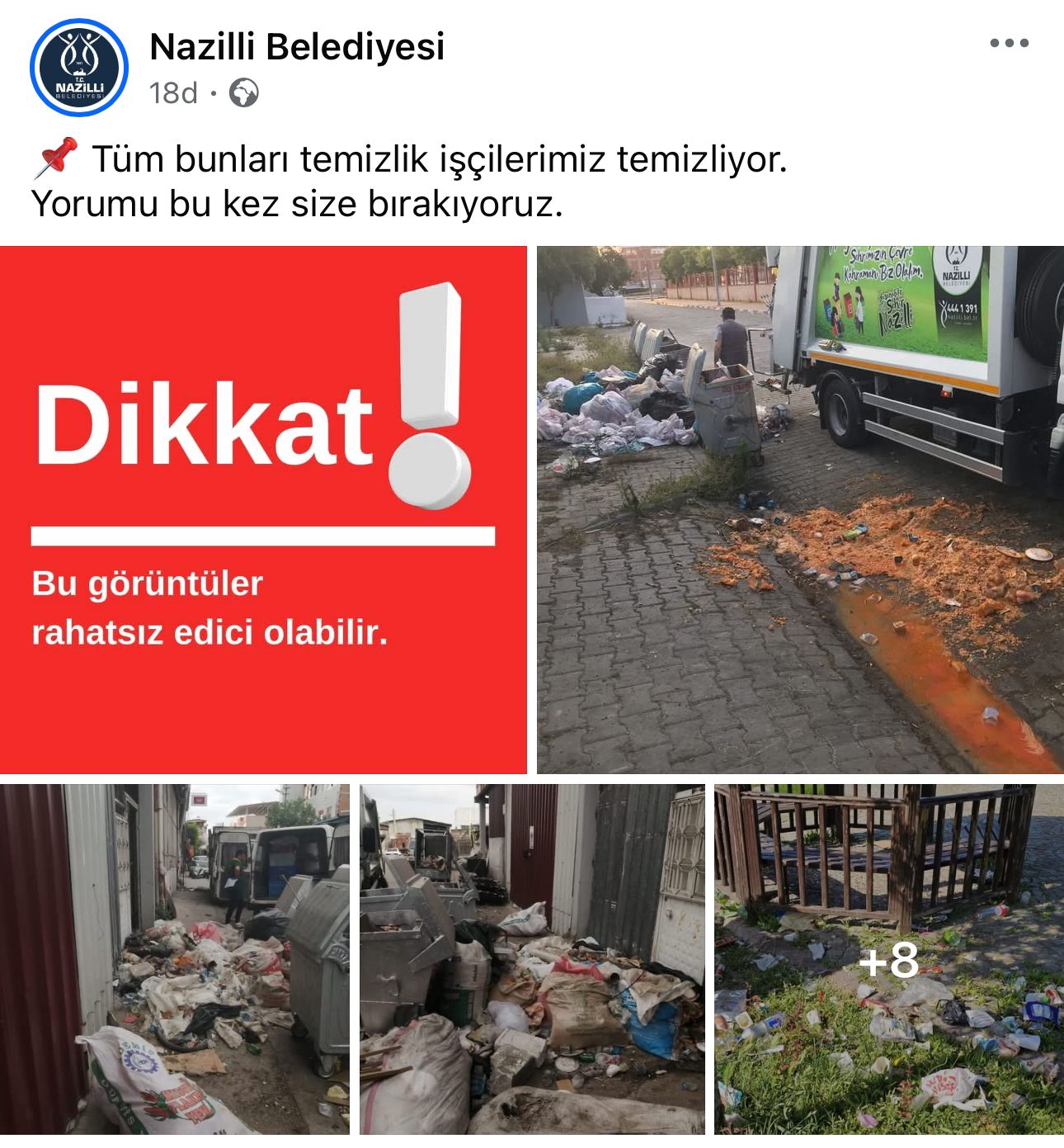 Nazilli’de Sorumsuzluk Pes Dedirtti Temizlik İşçilerinin Emeğine Saygısızlık
