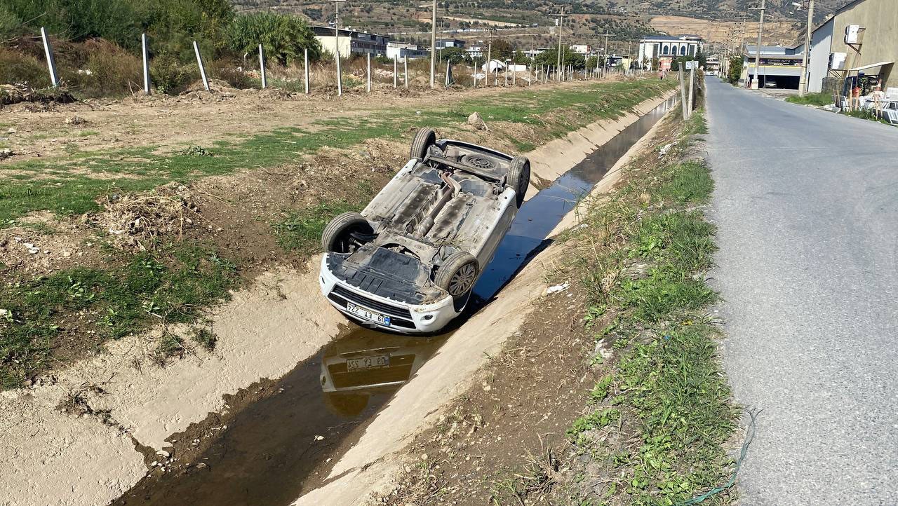 Aydın’da Kanala Uçtu (2)