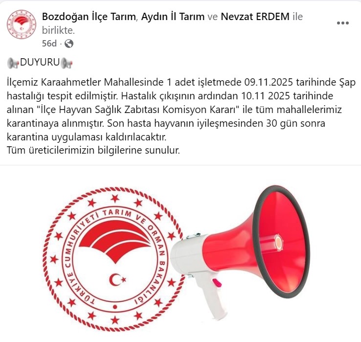 Aydın’ın O Ilçesinde Tüm Mahallelerde Karantina Kararı (2)