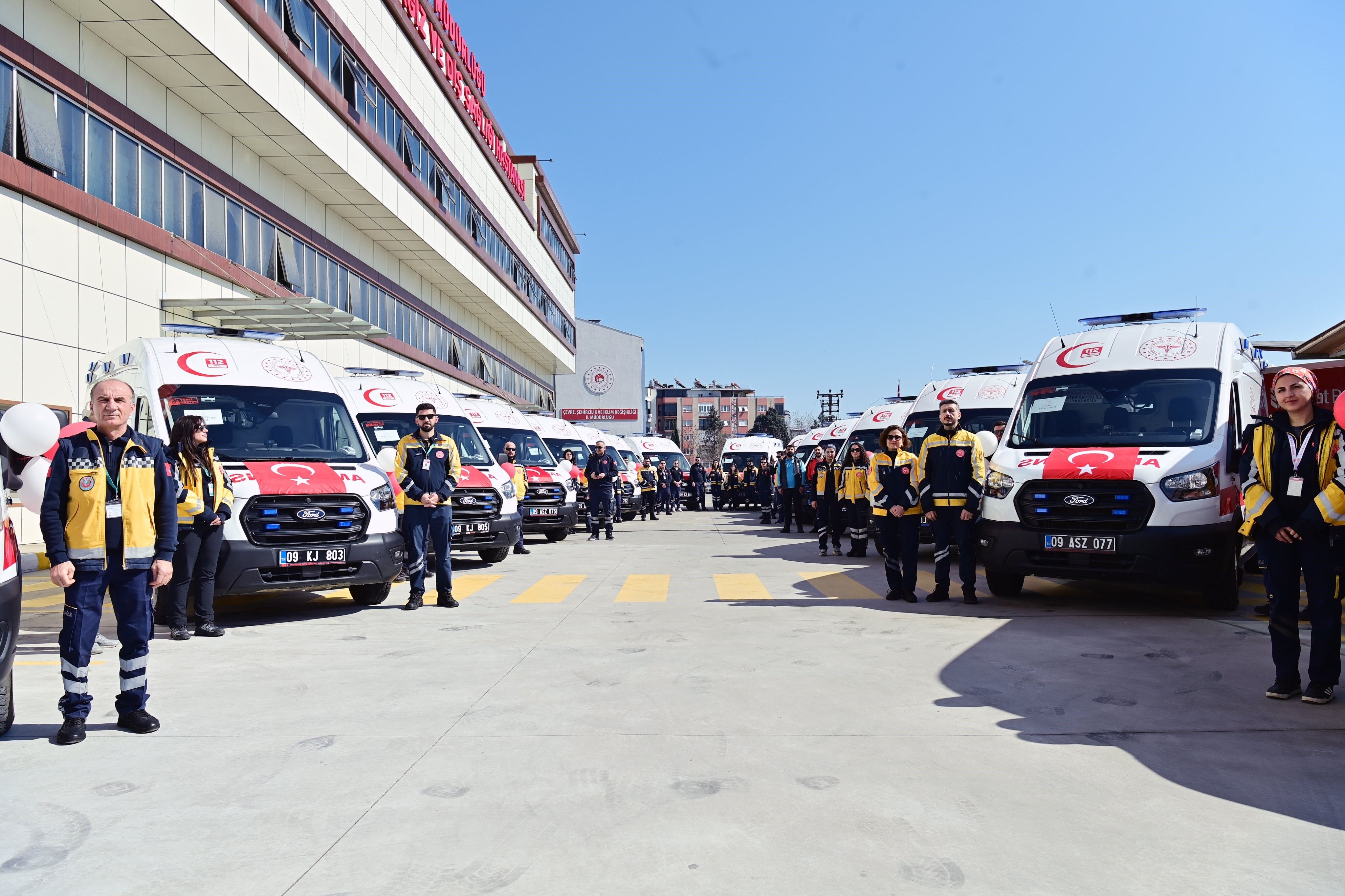 Aydın'da Acil Sağlık Filosuna 16 Yeni Ambulans (6)