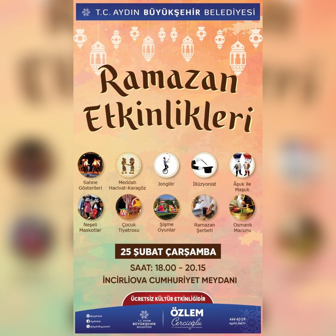 Ramazan Eğlenceleri İncirliova'da Yeniden Yaşanacak (1)