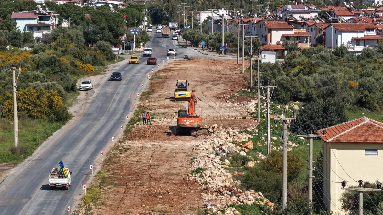 Başkan Çerçioğlu’ndan Akbük’te Yol Yenileme Çalışması (4)