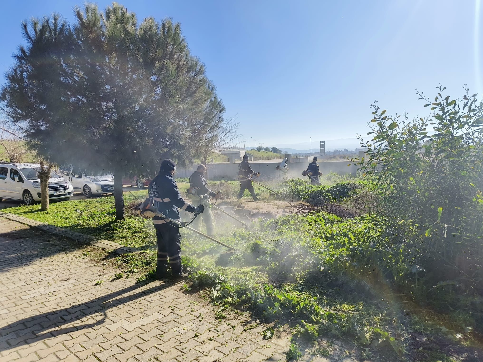 Başkan Çerçioğlu’ndan Mezarlıklarda Ramazan Bayramı Öncesi Temizlik Çalışması (9)