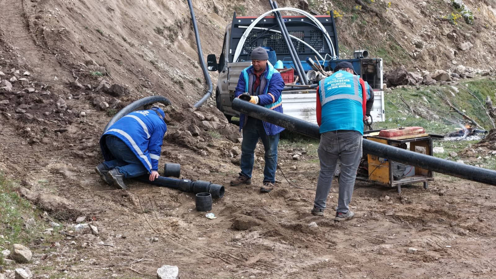 İyi Ki Çerçioğlu Var.. Büyükşehir Ekipleri Dağ Tepe Demeden Çalışmalara Devam Ediyor (9)