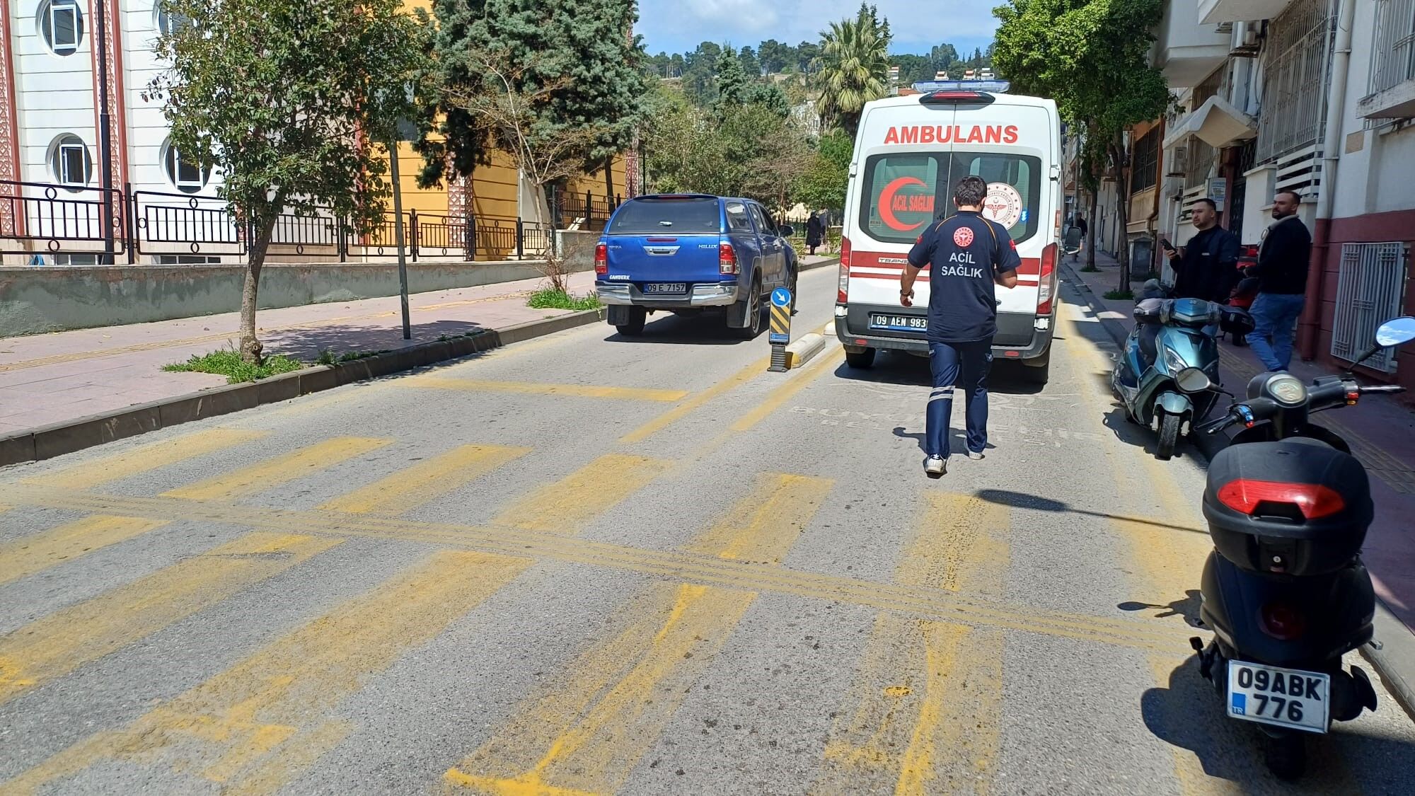Aydın'da Trafik Kazası 1 Yaralı (3)