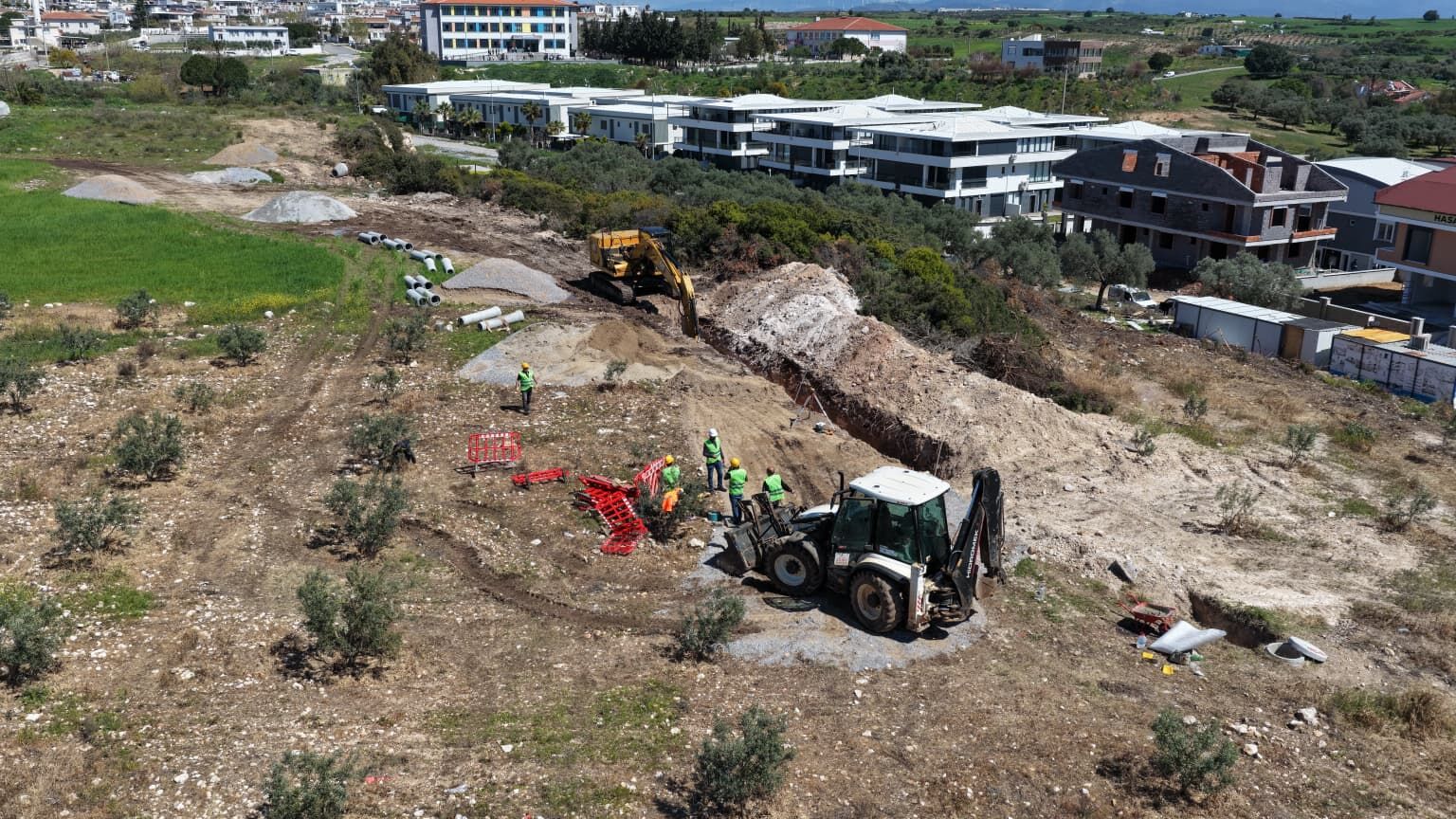 Başkan Çerçioğlu Çalışıyor, Aydın’da Hizmet Çağı Devam Ediyor.. Di̇di̇m’de Altyapi Yatirimi (3)
