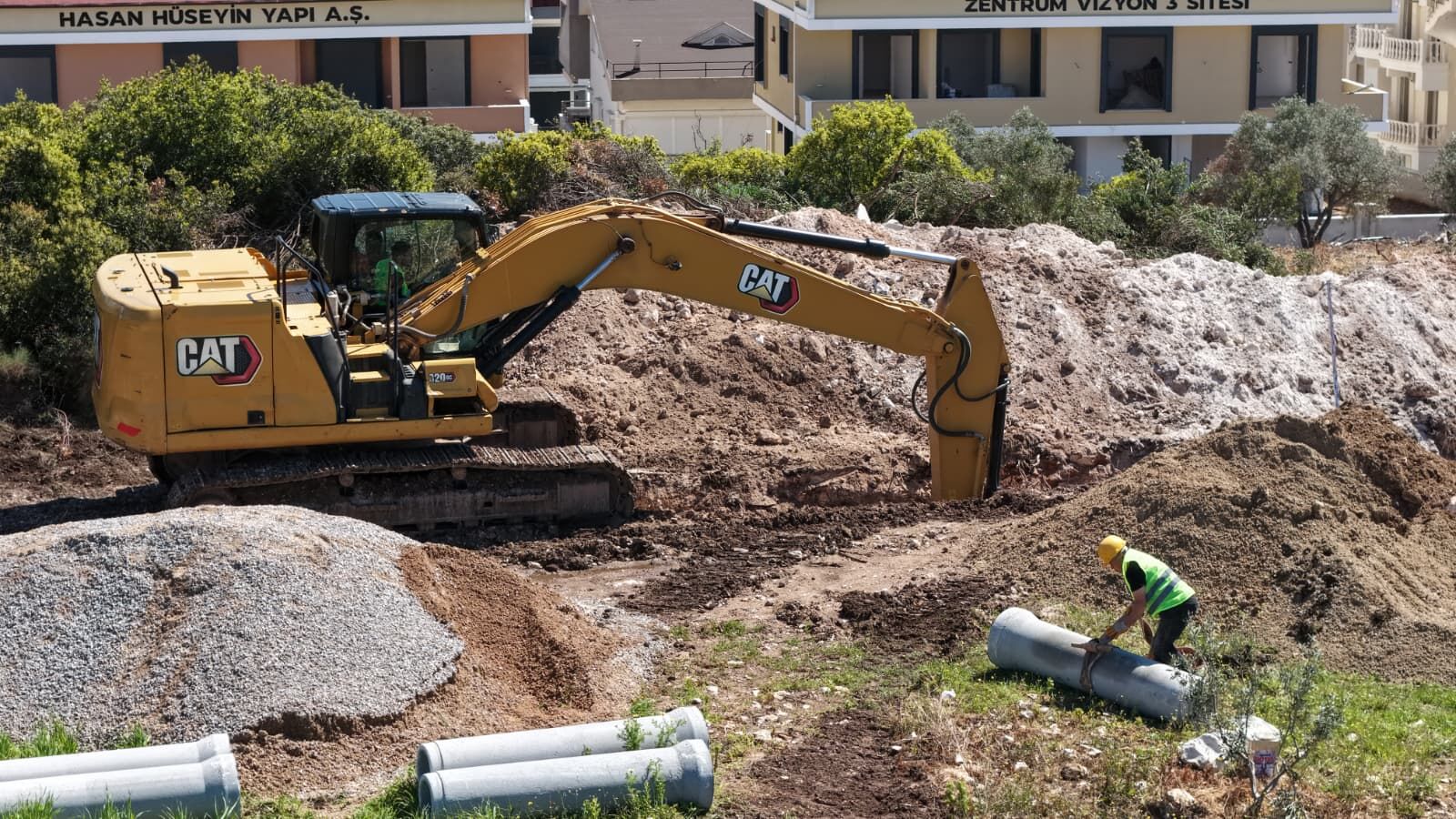 Başkan Çerçioğlu Çalışıyor, Aydın’da Hizmet Çağı Devam Ediyor.. Di̇di̇m’de Altyapi Yatirimi (7)