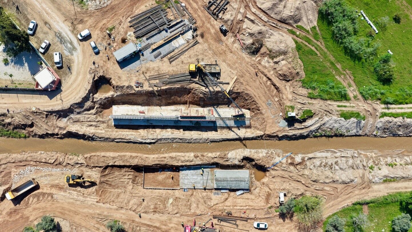 Başkan Çerçioğlu Çalışıyor, Dev Projeler Bir Bir Hayata Geçiyor.. 118 Milyon Liralık Köprüde Çalışmalar Sürüyor (3)