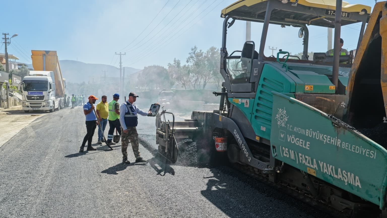 Başkan Çerçioğlu Talimat Verdi, Akbük Yolu Yenileniyor (8)