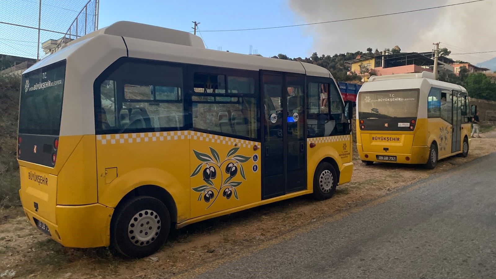 Aydın Kabusu Yaşıyor, Büyükşehir Otobüsleri Vatandaşları Tahliye Etmek Için Hazırlandı (6)