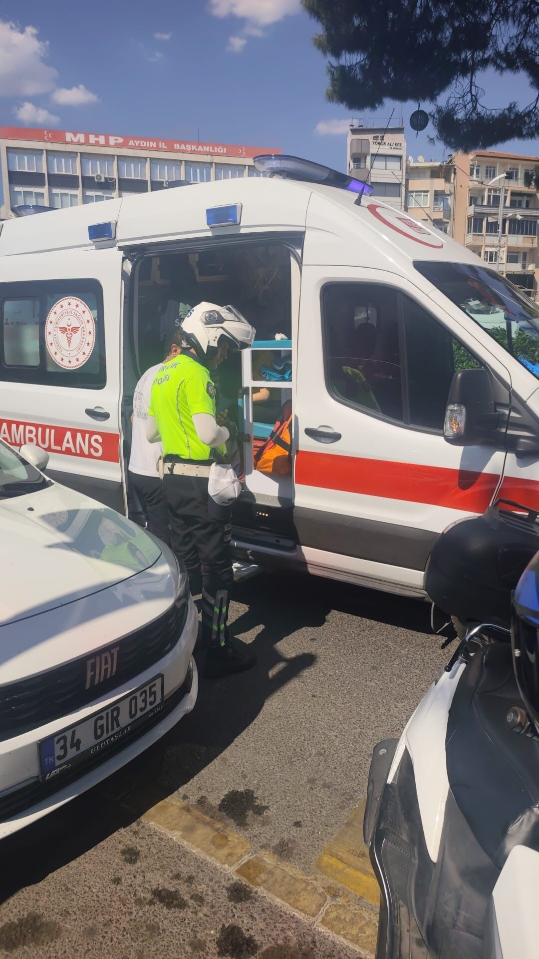 Aydın’da Yaralı Olarak Hastaneye Kaldırıldı (1)