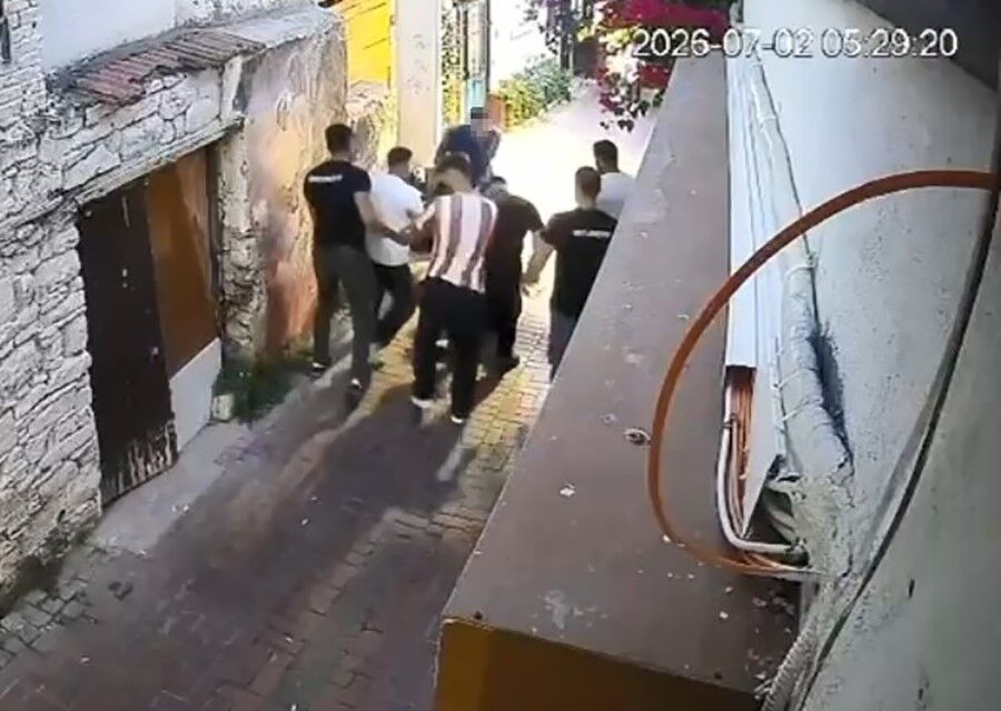 Kuşadası’ndaki Olayın Kamera Görüntüleri Ortaya Çıktı (1)