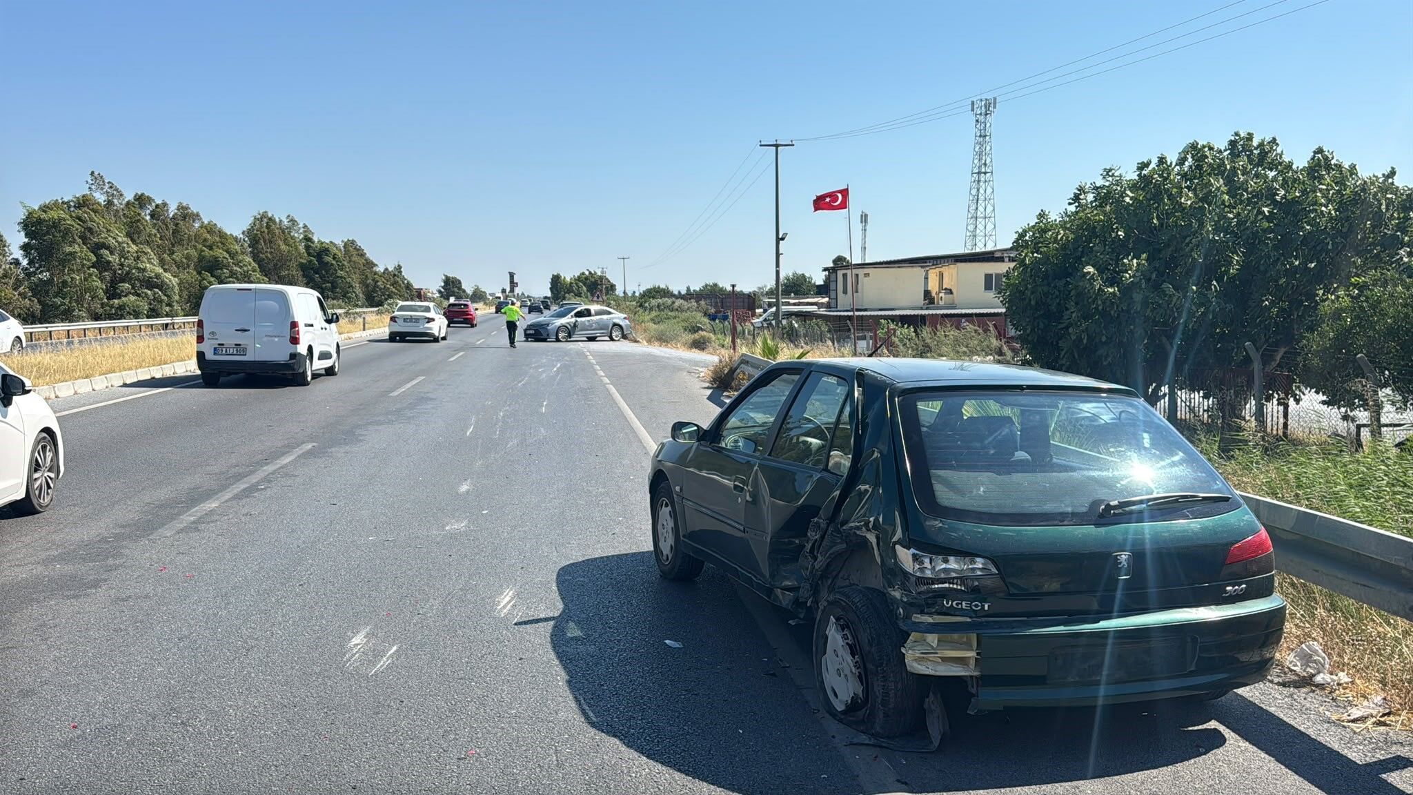 Söke’de Trafik Kazası 1 Yaralı (1)