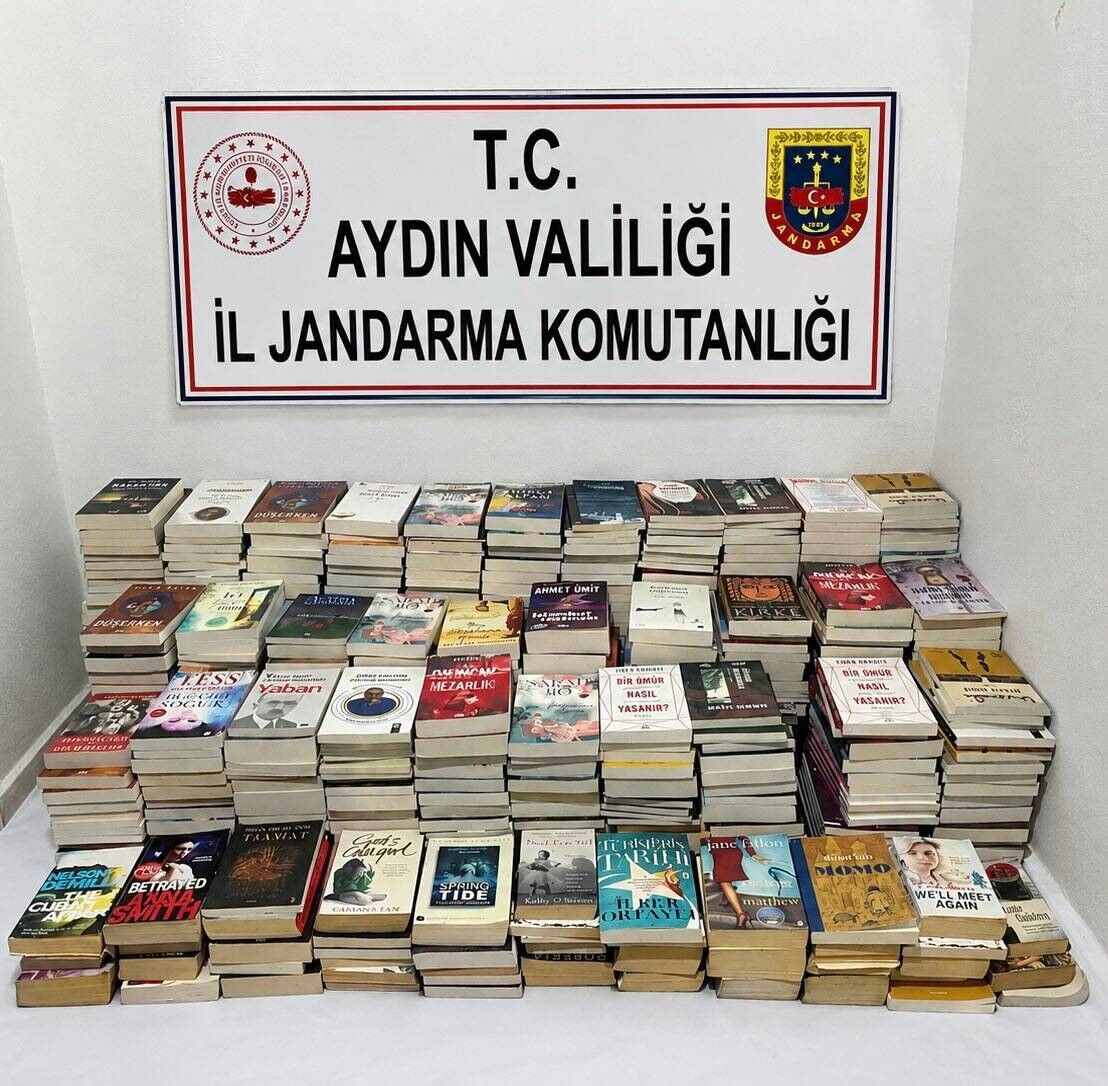 Aydın’da 658 Adet Bandrolsüz Kitap Ele Geçirildi (1)