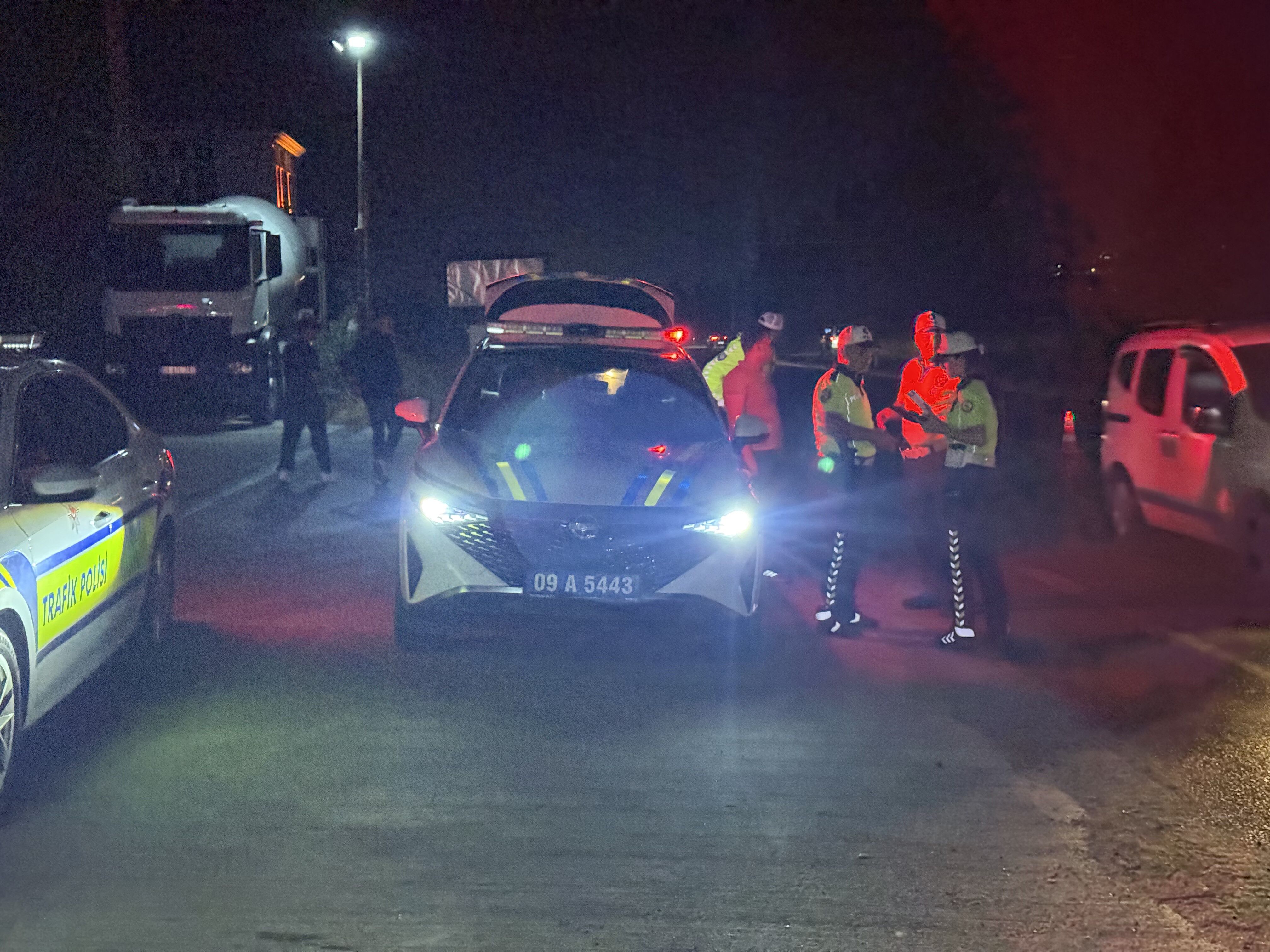 Aydın’da Yola Domuz Fırladı, Ticari Araç Takla Attı (1)