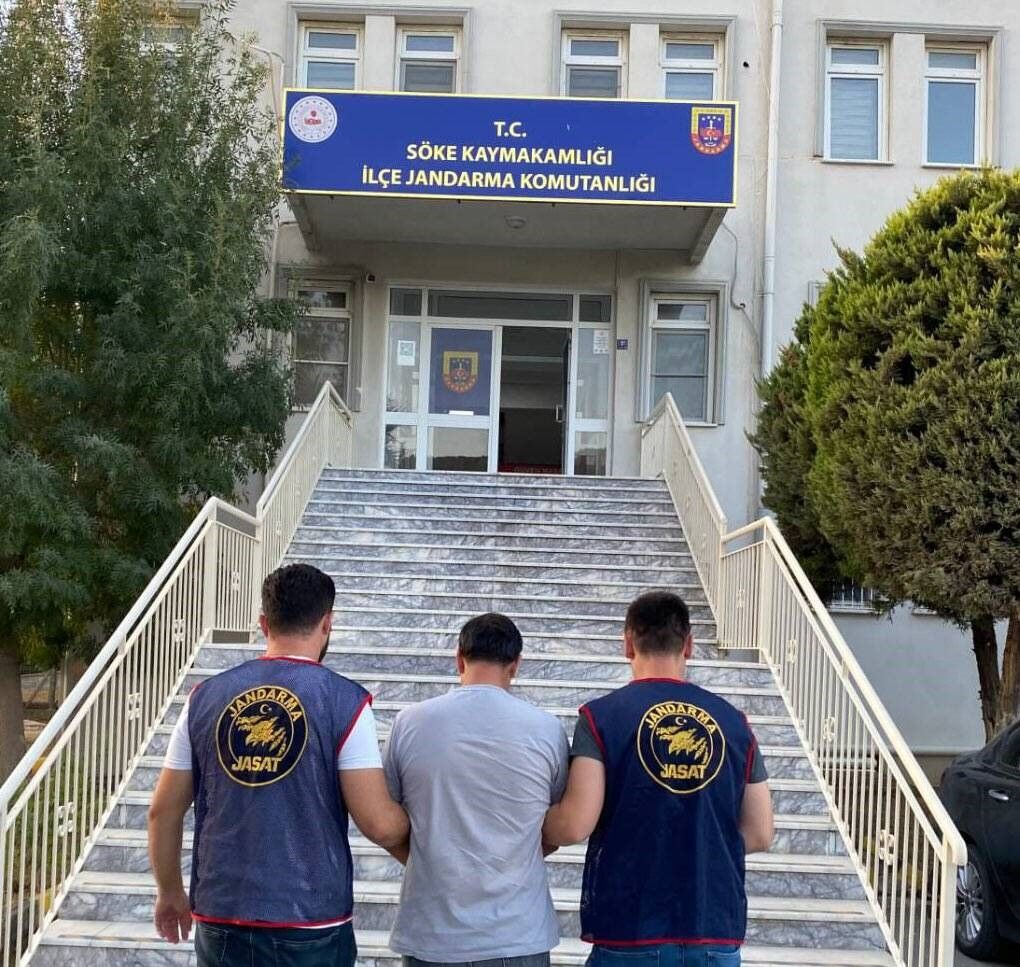 Söke'de 14 Yıl 7 Ay Hapis Cezasıyla Aranan Hükümlü Yakalandı (1)